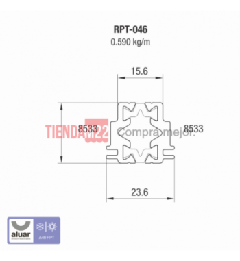 RPT-046 - RPT- MODENA 2- ENCUENTRO 4HJS CRUDO- PERFIL ALUAR