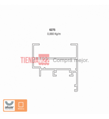 6275 - HOJA POSTIGON CRUDO- PERFIL ALUAR