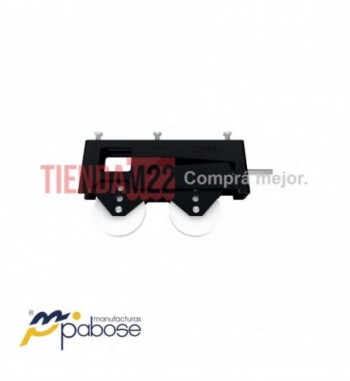 PVC-RUEDA PABOSE 140/280KG AGUJA DOBLE REGULABLE (JUMBO) - GTT-17008-HK-K