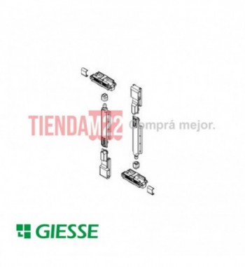 KIT FIJACION METALICO PARA FALLEBA (H47)-GIESSE - 02256000K