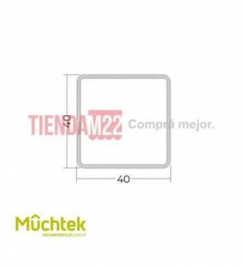 TECNO-REFUERZO 40 X 40 MM GALVANIZADO LARGO 5.8 - 920370015