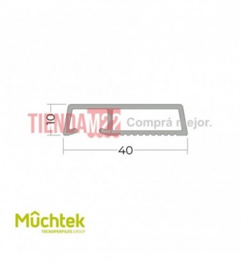 TECNO-REMATE INTERIOR 40X10 MM-BLANCO LARGO 5.8 - 913051000