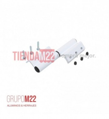 H122-BISAGRA P/PLACA M/ALUM X12 BLANCO - 0300001221