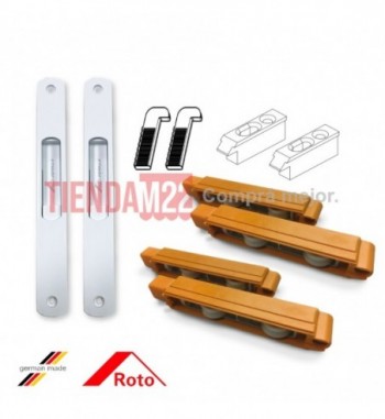 KIT VENTANA-(2)LATERAL+(2)K90+(4)R42 ROTO FRANK BL - CT120BL90