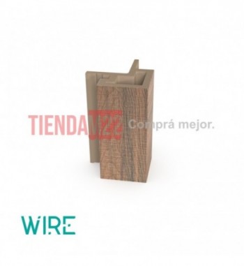 ESQUINERO WALL PANEL WPC EXTERIOR TEAK 2.90 MTS - WIRE W0050