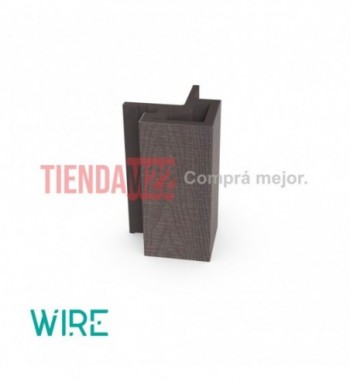 ESQUINERO WALL PANEL WPC EXTERIOR ROSEWOOD 2.90 MTS - WIRE W0051
