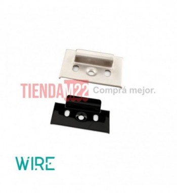 CLIPS DE FIJACION PARA WALL PANEL WPC - 50 UNIDADES / 3 M2 - WIRE W0100