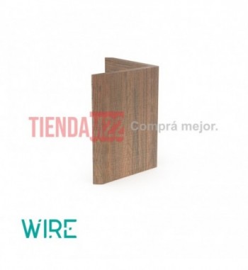 TERMINACION LATERAL DECK WPC TEAK - WIRE W0151