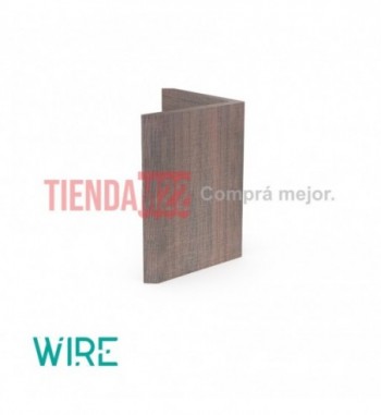 TERMINACION LATERAL DECK WPC MAHOGANY - WIRE W0153