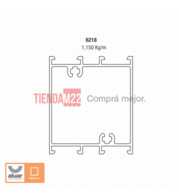 6218 - TRAVES. HOJA REBATIR CRUDO- PERFIL ALUAR