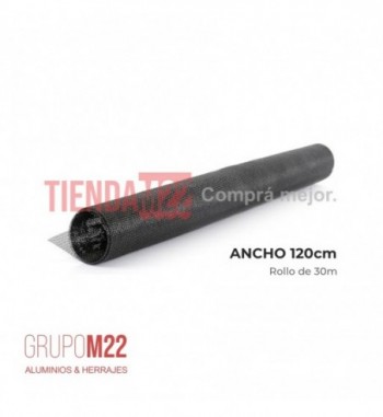 TEJIDO MOSQ. FIBRA DE VIDRIO NEGRO DE 1.20X30MTS DESP: ORIGEN:CHINA - M4208