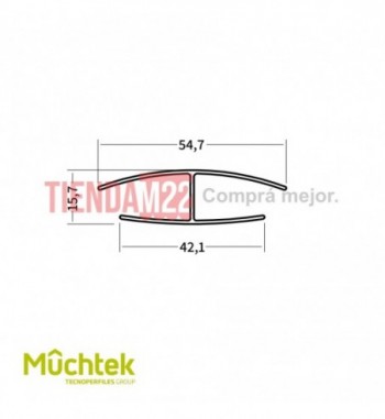 TECNO-UNION H BLANCO DEF 8-10-13MM  SIN FOLIO  3 METROS - 913701000