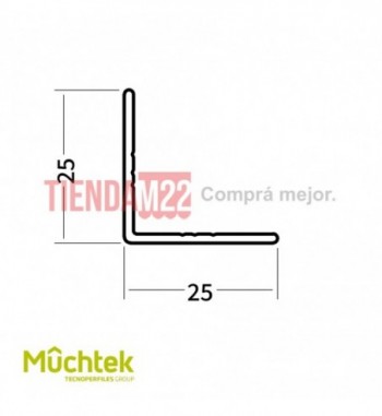 TECNO-ANGULO  LARCH BROWN 3 METROS - 913730590