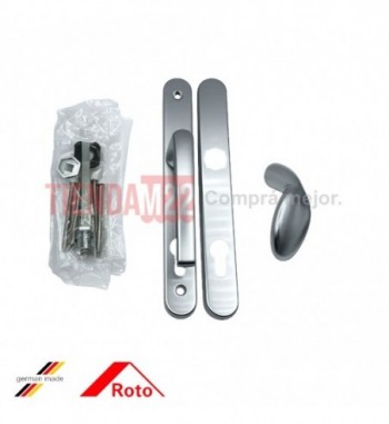 PVC-MANILLA+TIRADOR PLATA - ROTO FRANK LATINA 340320
