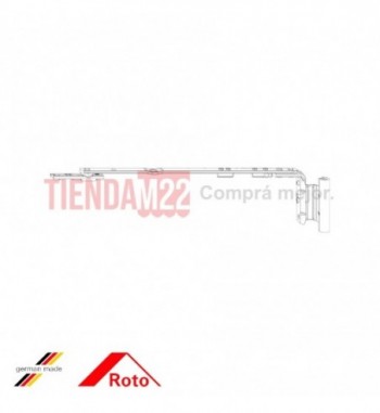 PVC-COMPAS NX 500/800 IZQ - ROTO FRANK LATINA 814719