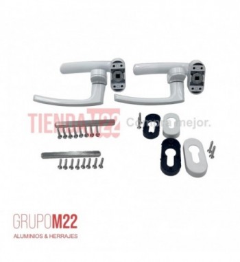 H50-SUNSHINE- NUEVO PICAPORTE EURO BLANCO - GRUPOM22 HCYHB