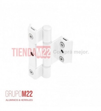 H62-BISAGRA BLANCA MON PAT POR UNIDAD - GRUPOM22 M0528