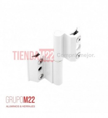 H61-BISAGRA BLANCA MON PAT POR UNIDAD - GRUPOM22 M0533