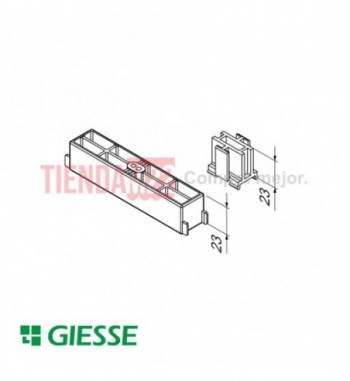 H126-ESPESORES 23 PRA VARILLA Y RUEDA GS3000 - GIESSE 07158000